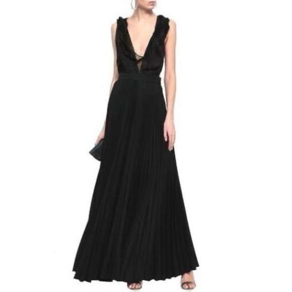 Victoria Beckham Dresses & Skirts - US 2 Victoria Beckham Wool Asymmetric Plunge Dress NWOT